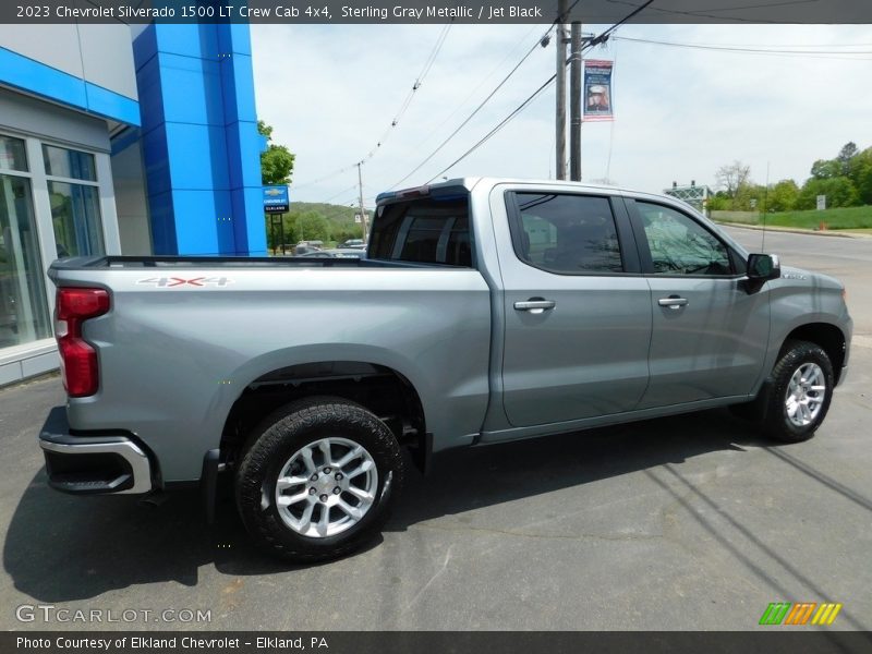 Sterling Gray Metallic / Jet Black 2023 Chevrolet Silverado 1500 LT Crew Cab 4x4