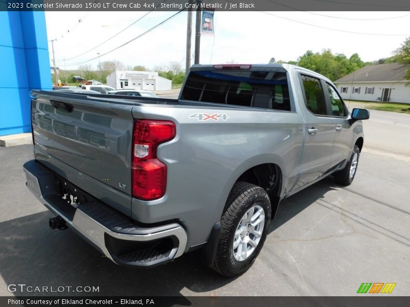 Sterling Gray Metallic / Jet Black 2023 Chevrolet Silverado 1500 LT Crew Cab 4x4