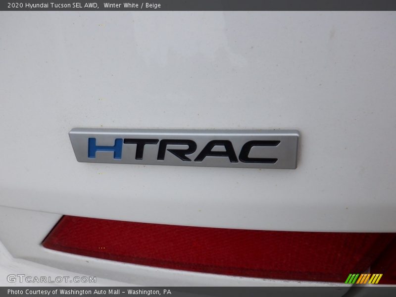 Winter White / Beige 2020 Hyundai Tucson SEL AWD