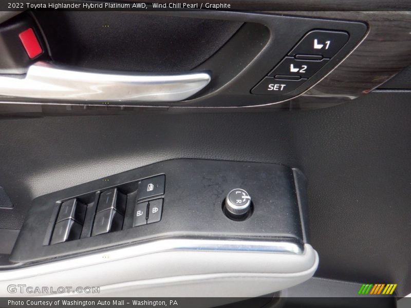 Door Panel of 2022 Highlander Hybrid Platinum AWD