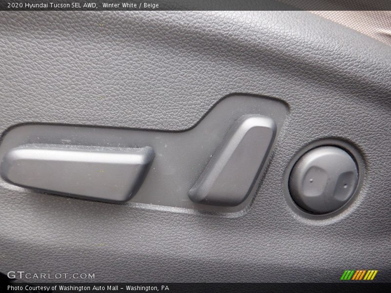 Winter White / Beige 2020 Hyundai Tucson SEL AWD