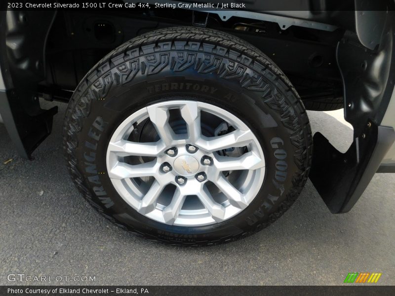 Sterling Gray Metallic / Jet Black 2023 Chevrolet Silverado 1500 LT Crew Cab 4x4