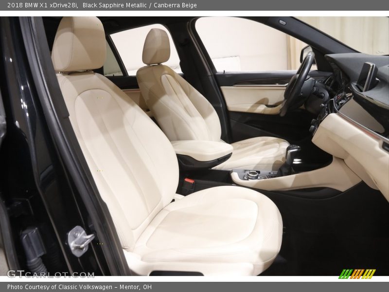 Black Sapphire Metallic / Canberra Beige 2018 BMW X1 xDrive28i
