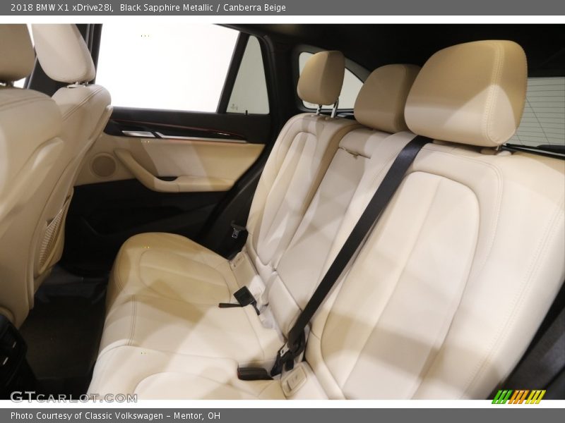 Black Sapphire Metallic / Canberra Beige 2018 BMW X1 xDrive28i