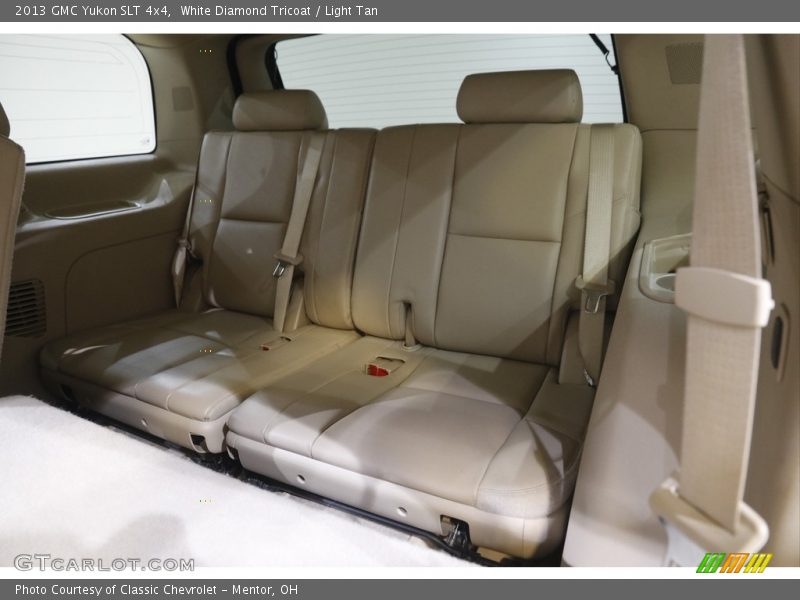 White Diamond Tricoat / Light Tan 2013 GMC Yukon SLT 4x4