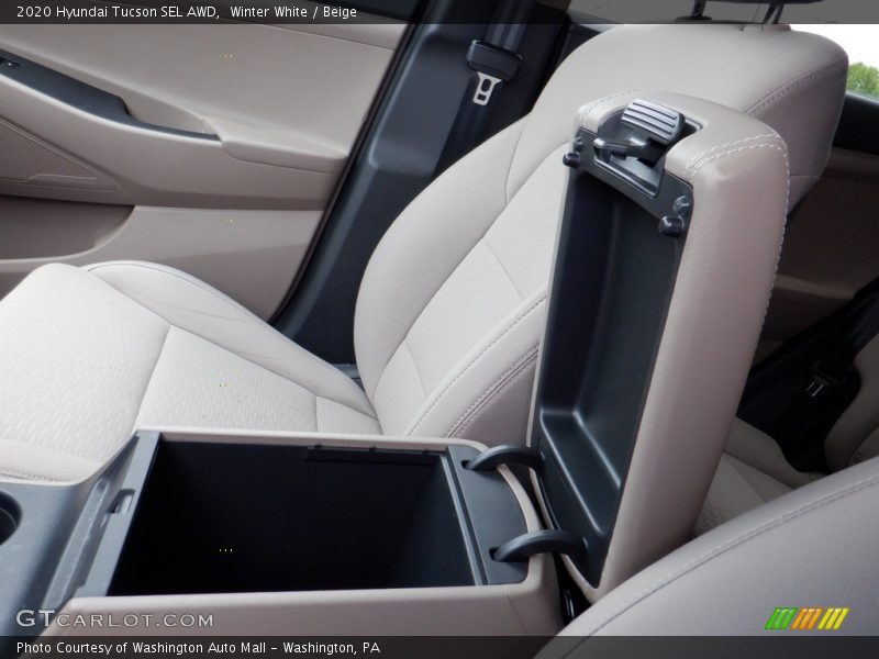 Winter White / Beige 2020 Hyundai Tucson SEL AWD