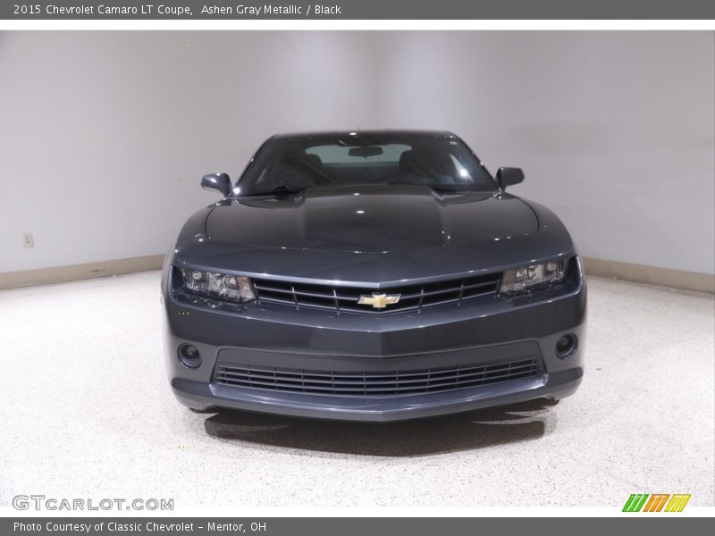 Ashen Gray Metallic / Black 2015 Chevrolet Camaro LT Coupe