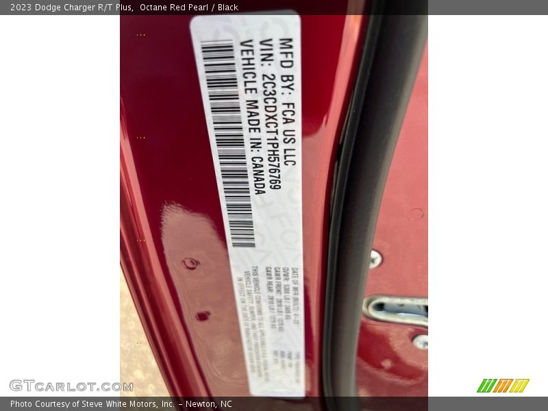 Octane Red Pearl / Black 2023 Dodge Charger R/T Plus