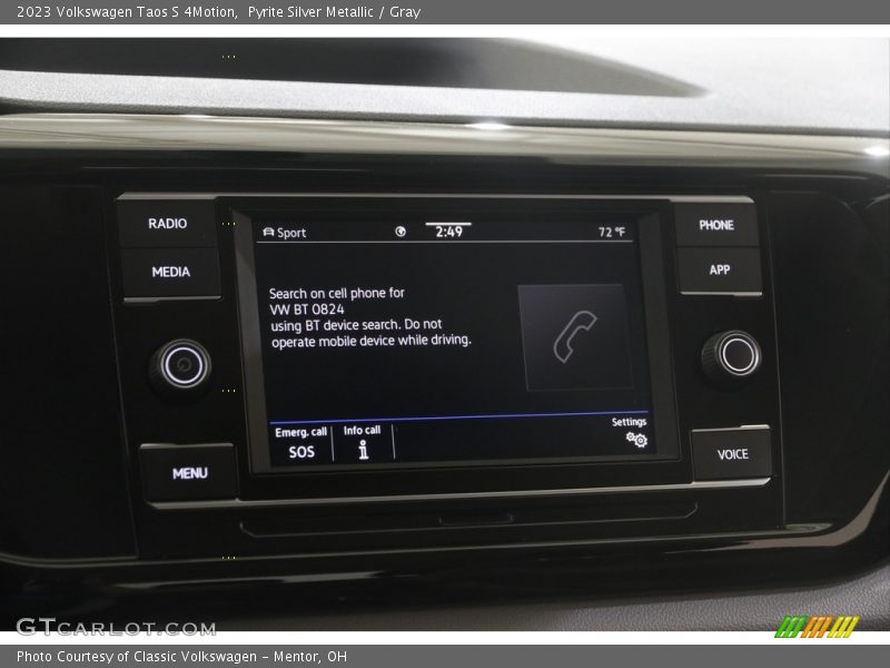 Controls of 2023 Taos S 4Motion