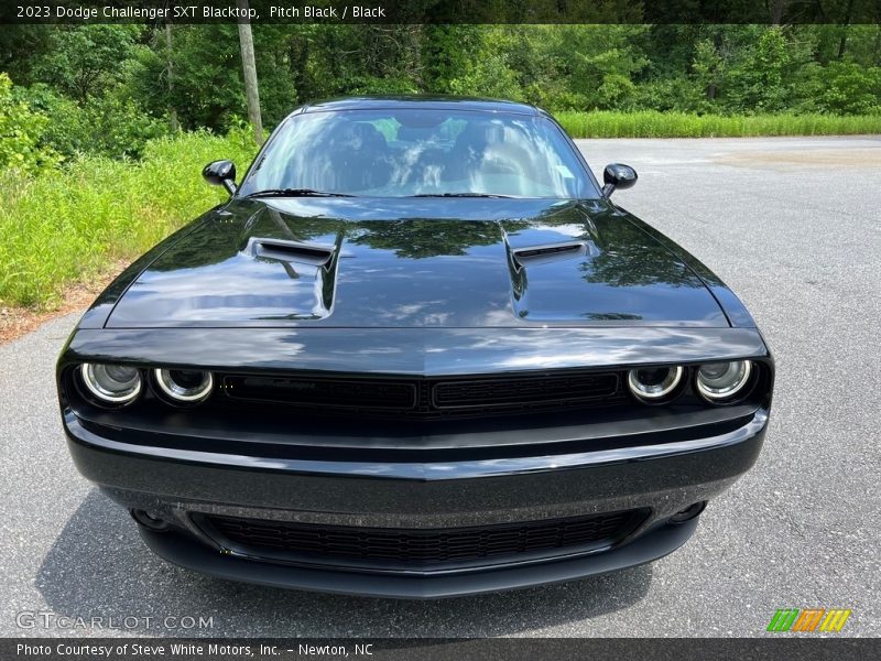 Pitch Black / Black 2023 Dodge Challenger SXT Blacktop
