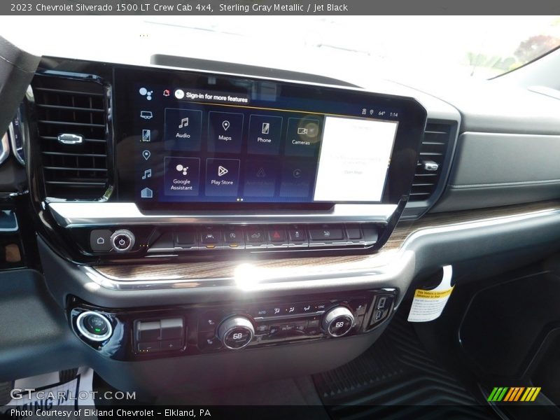 Sterling Gray Metallic / Jet Black 2023 Chevrolet Silverado 1500 LT Crew Cab 4x4