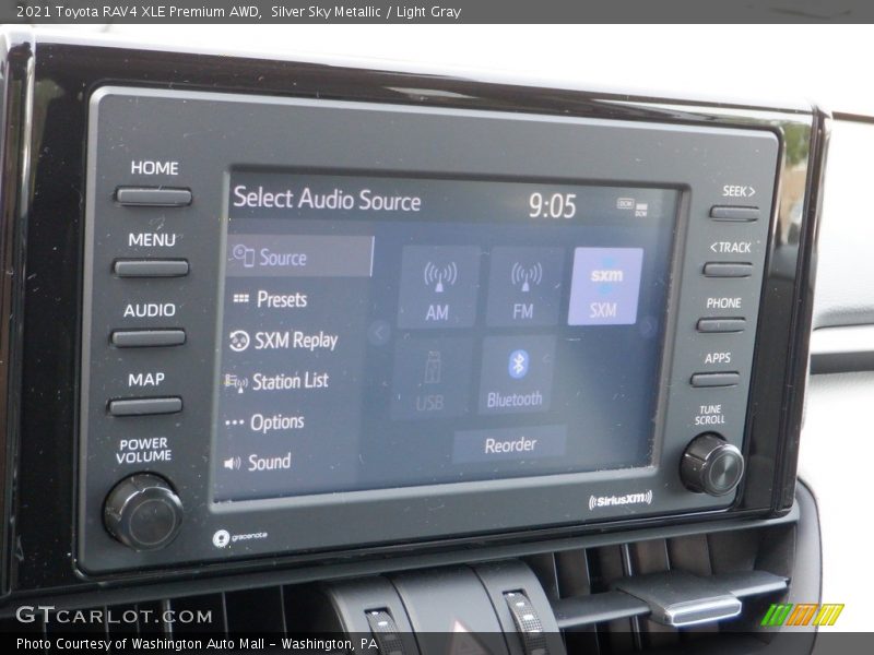Controls of 2021 RAV4 XLE Premium AWD