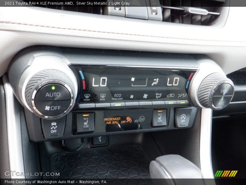 Controls of 2021 RAV4 XLE Premium AWD