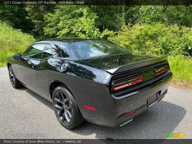 Pitch Black / Black 2023 Dodge Challenger SXT Blacktop