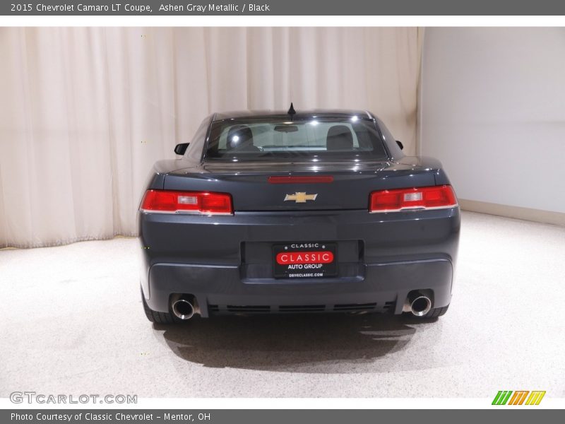 Ashen Gray Metallic / Black 2015 Chevrolet Camaro LT Coupe