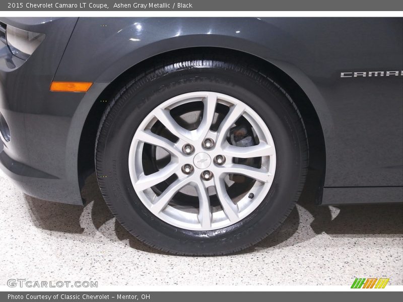 Ashen Gray Metallic / Black 2015 Chevrolet Camaro LT Coupe