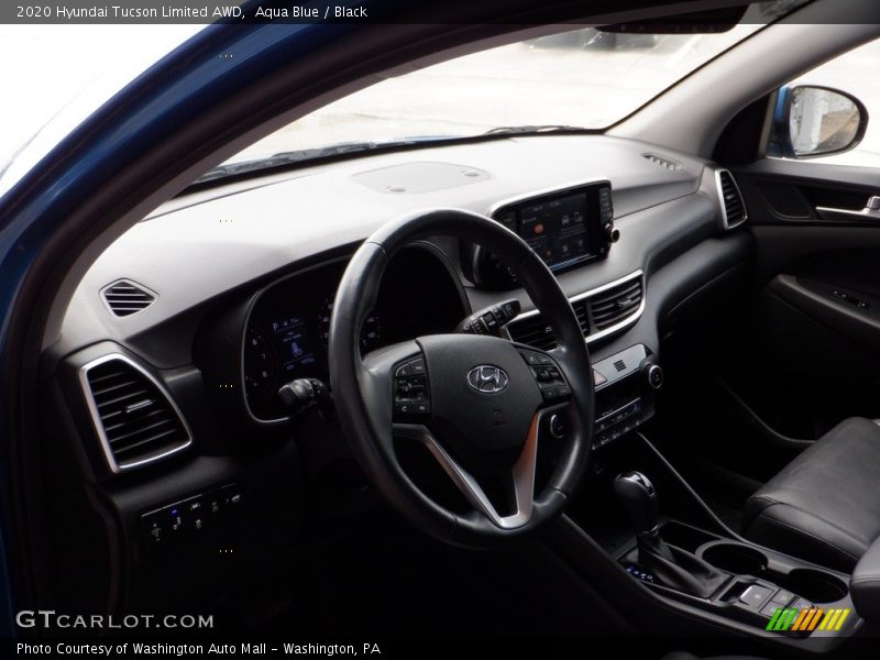 Aqua Blue / Black 2020 Hyundai Tucson Limited AWD