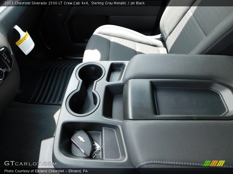 Sterling Gray Metallic / Jet Black 2023 Chevrolet Silverado 1500 LT Crew Cab 4x4