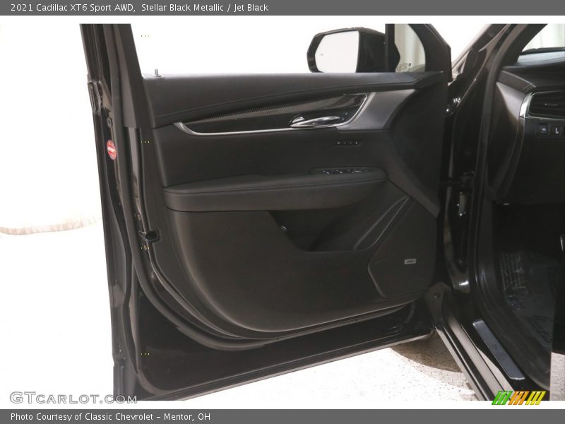 Stellar Black Metallic / Jet Black 2021 Cadillac XT6 Sport AWD