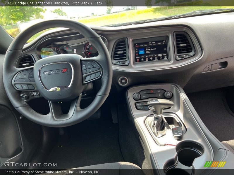 Pitch Black / Black 2023 Dodge Challenger SXT Blacktop