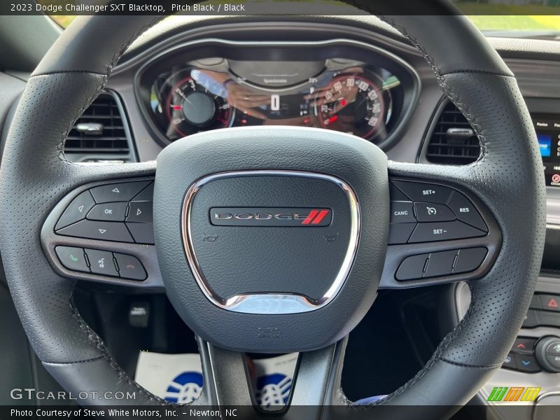 Pitch Black / Black 2023 Dodge Challenger SXT Blacktop
