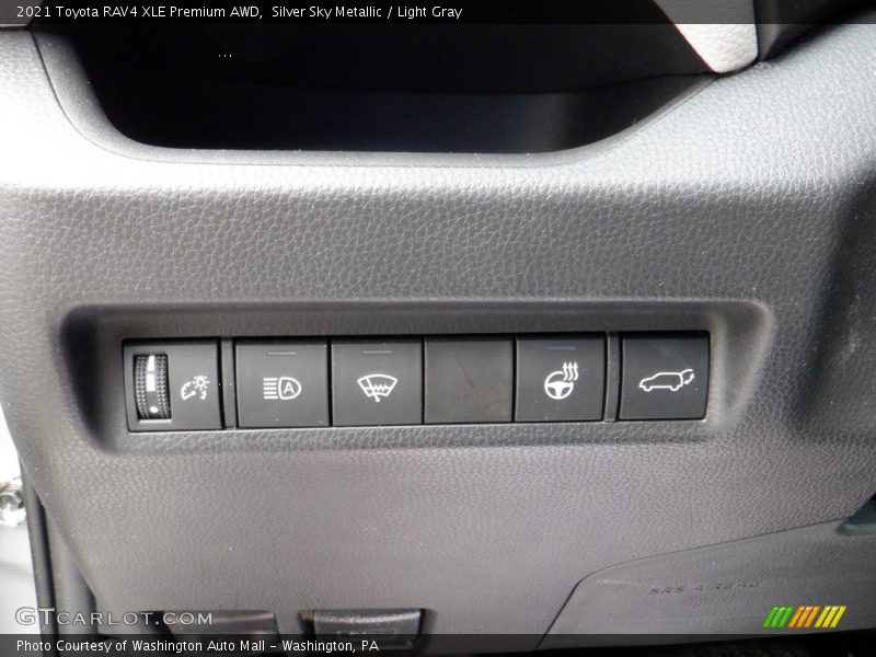 Controls of 2021 RAV4 XLE Premium AWD