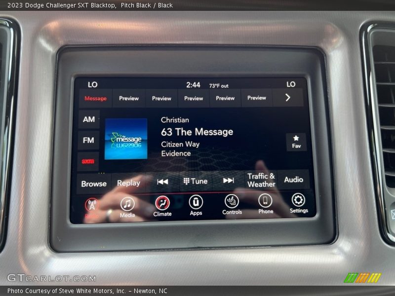 Pitch Black / Black 2023 Dodge Challenger SXT Blacktop