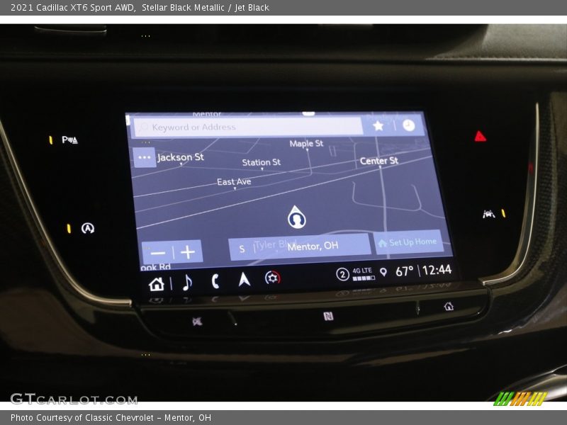 Stellar Black Metallic / Jet Black 2021 Cadillac XT6 Sport AWD