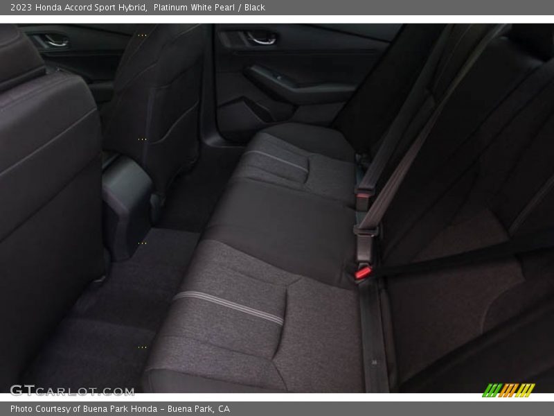 Platinum White Pearl / Black 2023 Honda Accord Sport Hybrid