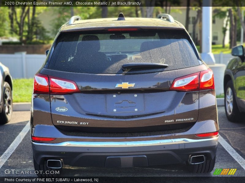 Chocolate Metallic / Jet Black/Brandy 2020 Chevrolet Equinox Premier AWD