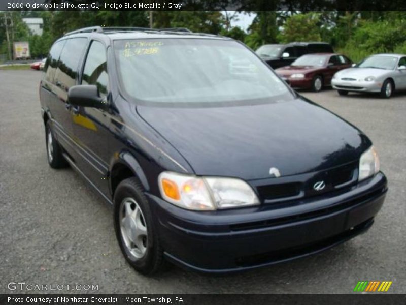 Indigo Blue Metallic / Gray 2000 Oldsmobile Silhouette GL