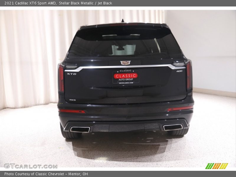 Stellar Black Metallic / Jet Black 2021 Cadillac XT6 Sport AWD