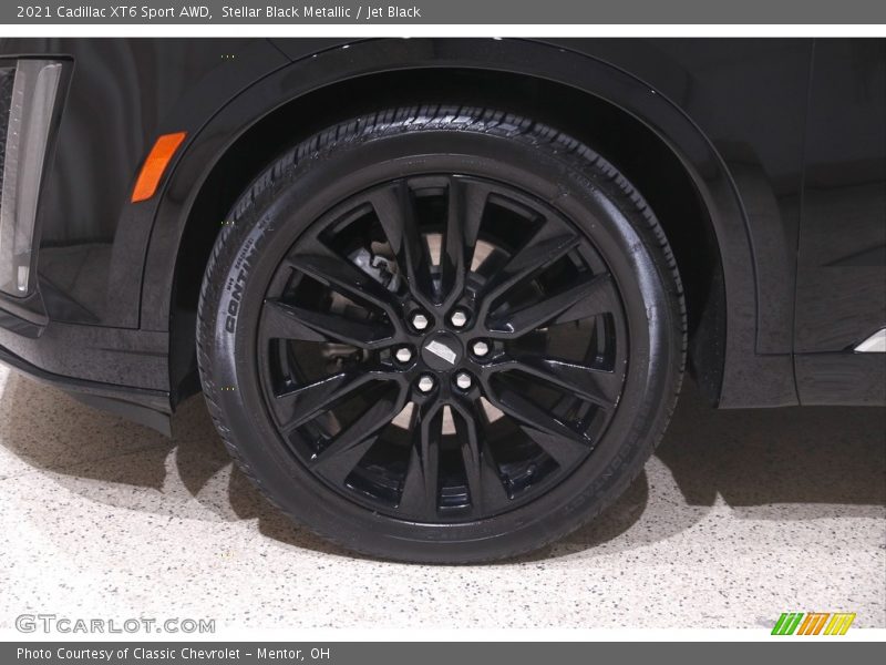 Stellar Black Metallic / Jet Black 2021 Cadillac XT6 Sport AWD