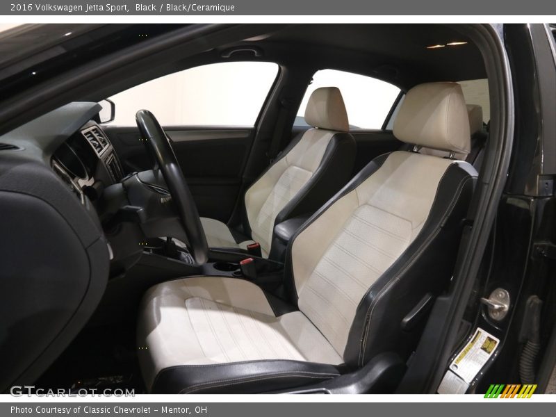 Front Seat of 2016 Jetta Sport