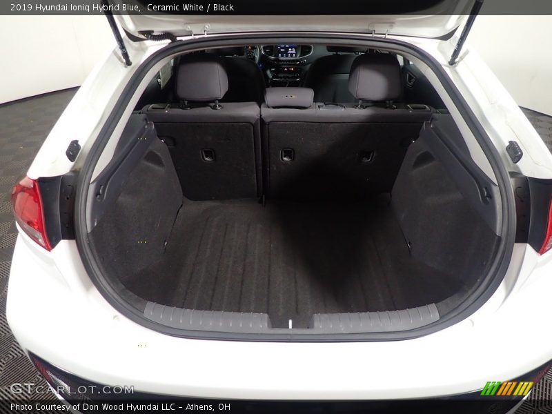 Ceramic White / Black 2019 Hyundai Ioniq Hybrid Blue
