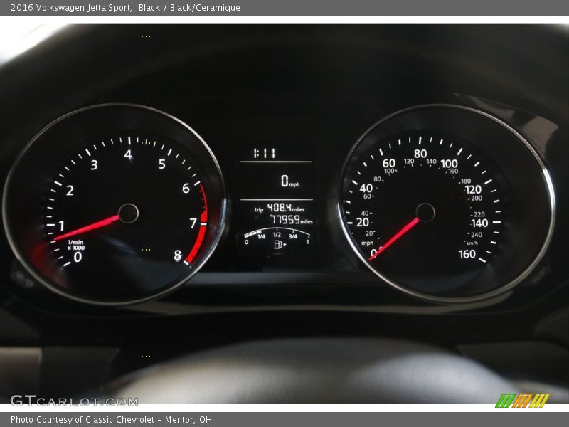  2016 Jetta Sport Sport Gauges