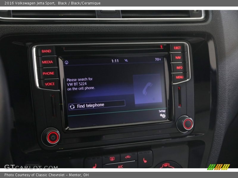 Black / Black/Ceramique 2016 Volkswagen Jetta Sport
