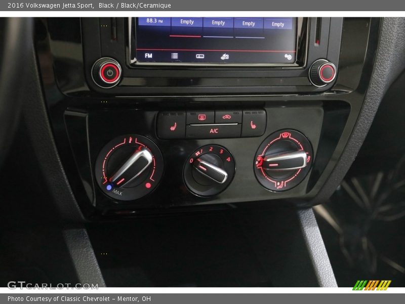 Black / Black/Ceramique 2016 Volkswagen Jetta Sport