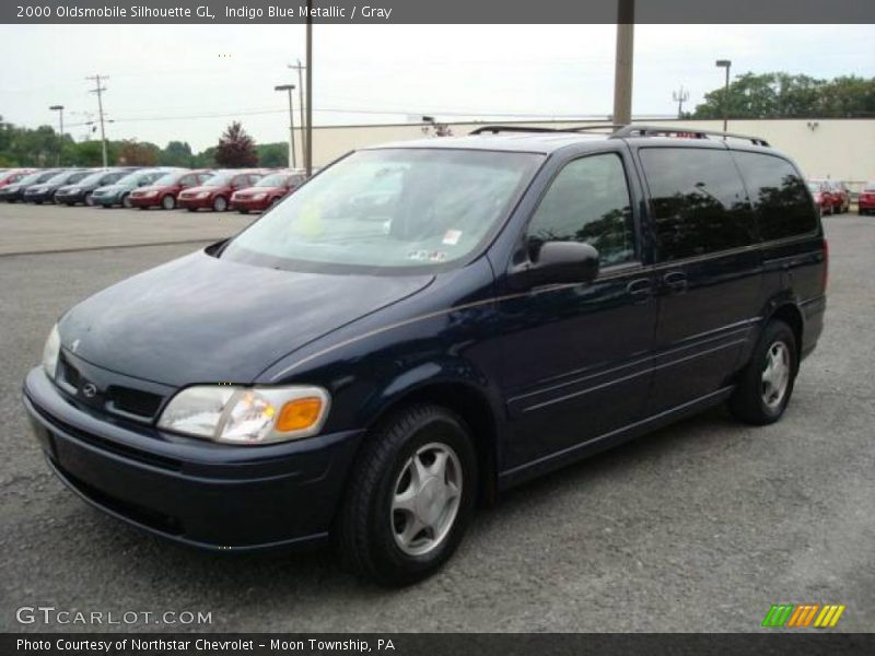 Indigo Blue Metallic / Gray 2000 Oldsmobile Silhouette GL