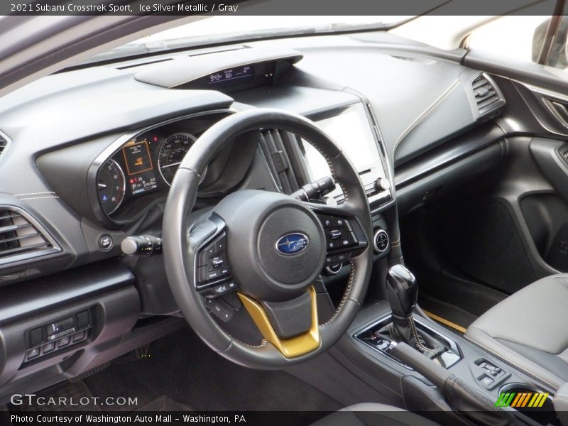 Dashboard of 2021 Crosstrek Sport