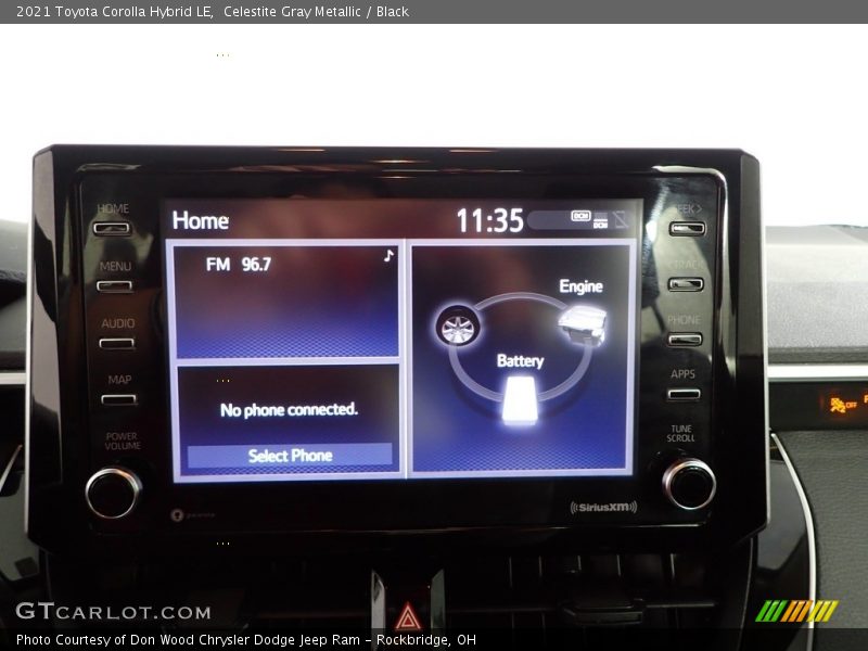 Celestite Gray Metallic / Black 2021 Toyota Corolla Hybrid LE