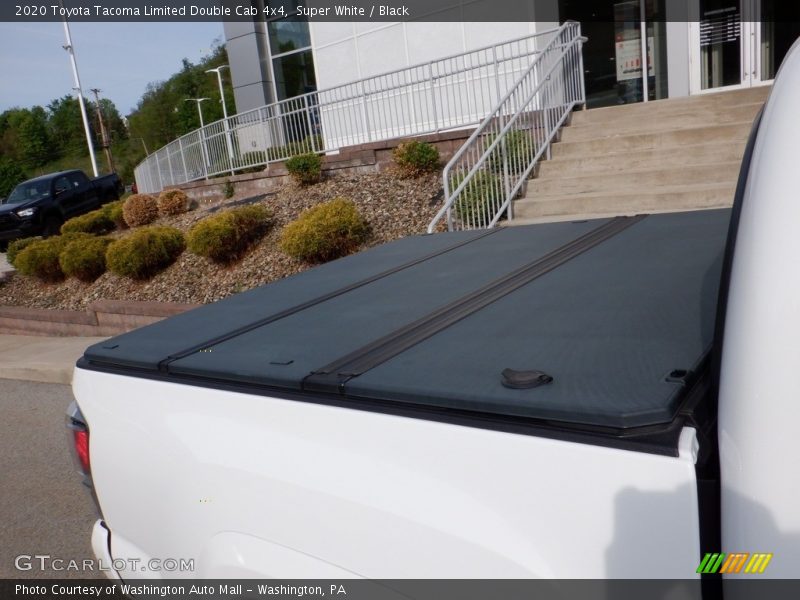 Super White / Black 2020 Toyota Tacoma Limited Double Cab 4x4