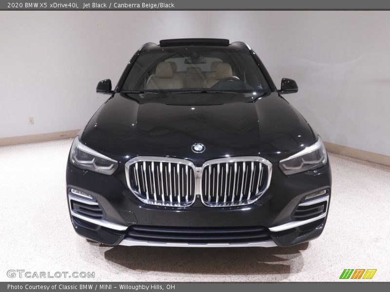 Jet Black / Canberra Beige/Black 2020 BMW X5 xDrive40i