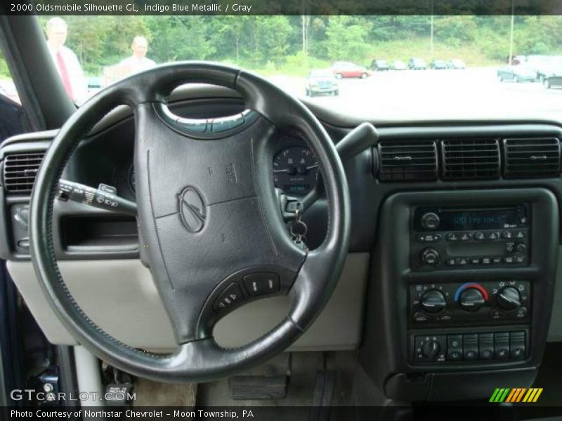 Indigo Blue Metallic / Gray 2000 Oldsmobile Silhouette GL