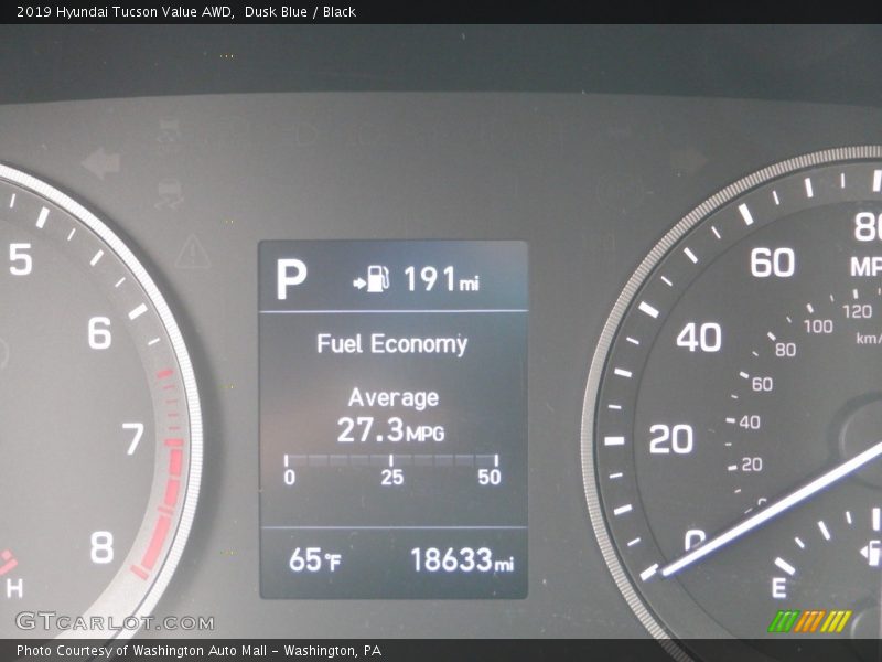 Dusk Blue / Black 2019 Hyundai Tucson Value AWD