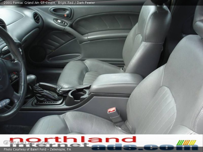 Bright Red / Dark Pewter 2001 Pontiac Grand Am GT Coupe