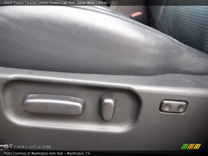 Super White / Black 2020 Toyota Tacoma Limited Double Cab 4x4