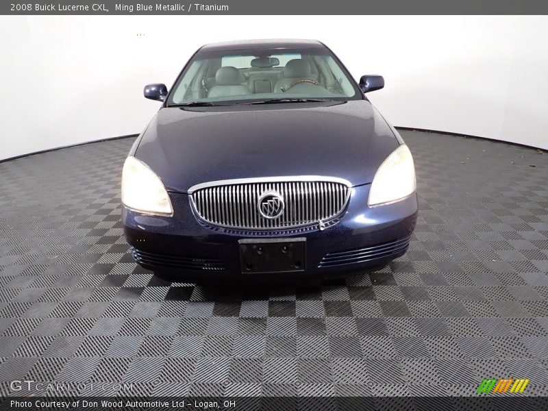Ming Blue Metallic / Titanium 2008 Buick Lucerne CXL