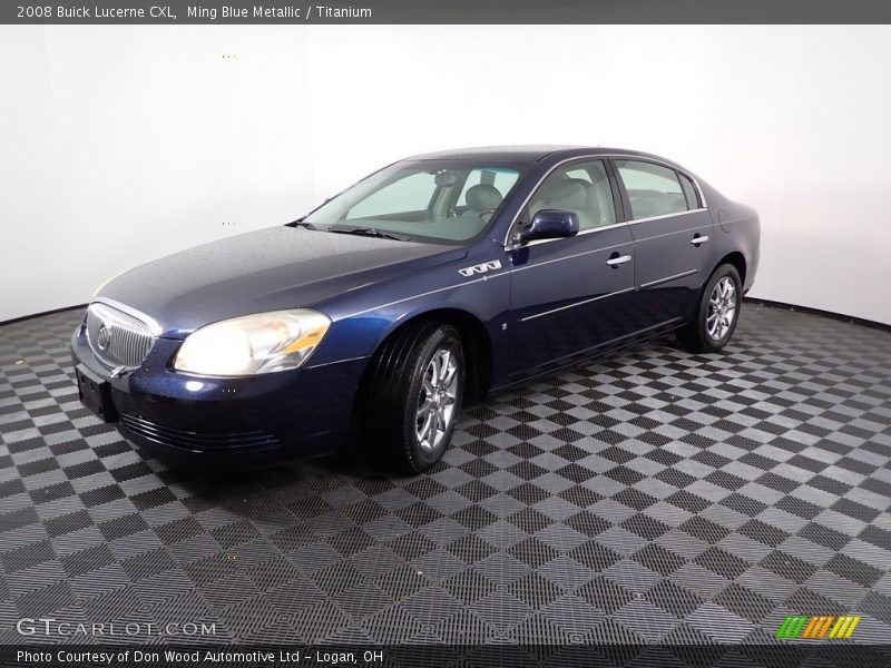 Ming Blue Metallic / Titanium 2008 Buick Lucerne CXL