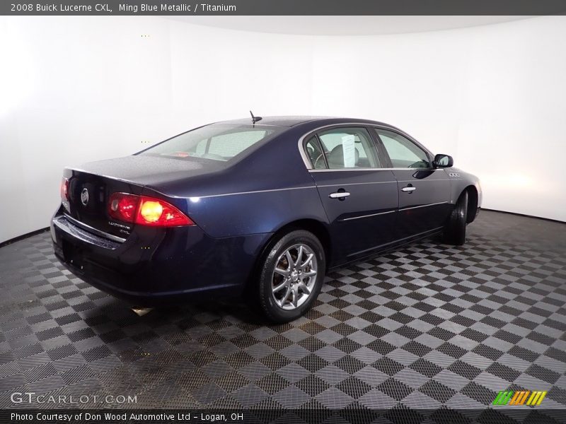 Ming Blue Metallic / Titanium 2008 Buick Lucerne CXL